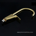 Hot and cold water mixer brass kitchen faucet